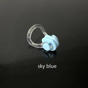 Clip nasal de natation multicolore, bouchons nasaux de natation avec gel de silice imperméable pour enfants et adultes - Product Image 3