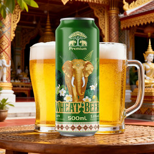<span class=keywords><strong>Cerveza</strong></span> de Trigo Personalizada China con Certificación HACCP, Servicio OEM ODM al por Mayor, <span class=keywords><strong>Cerveza</strong></span> <span class=keywords><strong>Ale</strong></span> de Trigo Súper Fuerte de 500ml en Lata, Sabor Refrescante - Product Image 1
