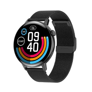 Yeni I39H Smartwatch 1.7in 360 360 erkekler ve kadınlar tam dokunmatik ekran ses asistanı egzersiz smartwatch kalp hızı uyku monitör