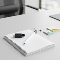 Marqueur pour tableau blanc rechargeable durable en gros avec effacement et aimant pour le bureau