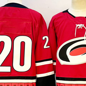 Jersey Hoki Es Bordir Berkualitas Tinggi untuk Pria, Warna Hitam, Gaya Pemain Bintang Custom, Jahitan Rapi, Bahan Mesh Bernapas, Seragam Olahraga Atletik - Product Image 2