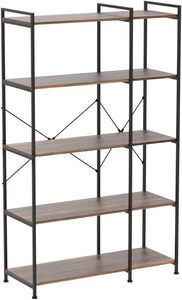 סלון חדר שינה הבציר מדף פתוח גדול מדפי ספרים גדולים מדף תצוגה אחסון תצוגה מתלה <span class=keywords><strong>4</strong></span> ממדף ספרים מודרני פינה - Product Image 5