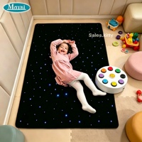 Tapis sensoriel à fibres optiques changeant de couleur, tapis lumineux interactif à étoiles, tapis de stimulation multisensorielle pour la thérapie de l'autisme, jouets