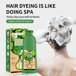 Crème colorante pour cheveux longue durée, extrait de plantes pures, douce, non irritante, facile à utiliser pour la maison et le salon - Product Image 6