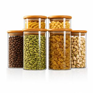 Bocaux en verre vides personnalisables de luxe pour aliments, grands formats 10oz 12oz, bocaux à bougies uniques personnalisés pour Noël avec couvercle pour miel OEM - Product Image 1