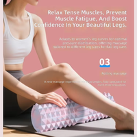 Rouleau de massage en mousse EVA haute densité pour la récupération musculaire, le soulagement des douleurs dorsales et l'entraînement physique (vente en gros)