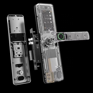 รหัสผ่านอิเล็กทรอนิกส์ล็อคประตูอัจฉริยะ WIFI Tuya ttlock ควบคุมระยะไกลด้วยลายนิ้วมือดิจิทัลแป้นพิมพ์ NFC รหัสสมาร์ทล็อคสำหรับ<span class=keywords><strong>โรงแรม</strong></span> - Product Image 5