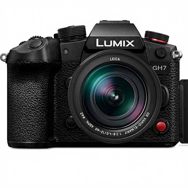 Pa Nasonic GH7 Mirrorless Four Thirds Vlog Camera 12-60mm F2.8-4.0 Lens Enhanced Video Speed Optimized CMOS Sensor Rechargeable