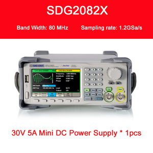 Siglent serie SDG2000X generadores de señal de 2 canales 40MHz-120MHz frecuencia de salida máxima modelo SDG2042X/SDG2082X/SDG2122X - Product Image 2