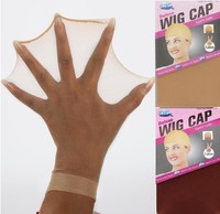 Dream New Hot Emballage personnalisé HD Nylon Perruque Bas Cap Transparent Invisible Super Fort Extensible Extension de Cheveux Accessoires