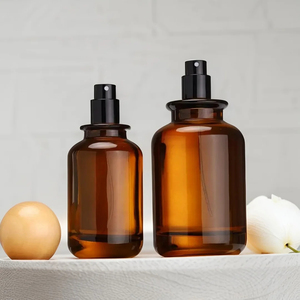 Atomizador <span class=keywords><strong>de</strong></span> Perfume <span class=keywords><strong>de</strong></span> <span class=keywords><strong>Vidrio</strong></span> Recargable <span class=keywords><strong>de</strong></span> 30ml, 50ml y 100ml, Color Ámbar, con Tapa <span class=keywords><strong>de</strong></span> Madera, Venta al Por Mayor <span class=keywords><strong>de</strong></span> Fábrica - Product Image 4