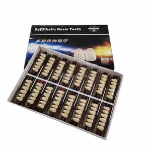 Denti dentali del polimero della resina acrilica dentiera anteriore e posteriore - Product Image 2