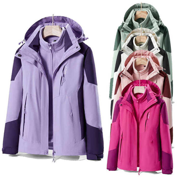 2023 HOT SALE women 3 in 1 jacket hoodies sportswear clothing