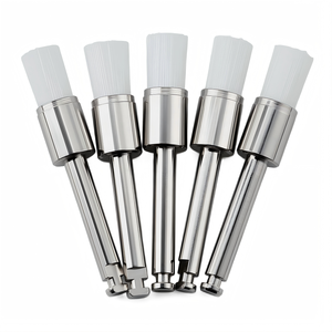 Brosses de polissage <span class=keywords><strong>dentaire</strong></span> blanches en nylon jetables, 100 pièces/boîte, brosse à dents - Product Image 2