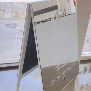 Miroir sur pied en forme de A de Wosen Wholesale, miroir de sol personnalisé avec texte et logo pour les magasins de détail, les cafés et la décoration commerciale - Product Image 5