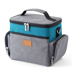 Freezable Best Seller Insulated Zip Closure Foldable Tote Lunch Cooler Bag - Product Image 4