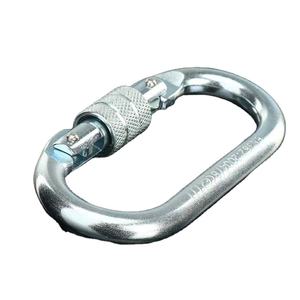 Henglong คาราบิเนอร์แบบเปิด22มม., คาราบิเนอร์เหล็ก30KN ชุบสังกะสีป้องกันการตกหล่น - Product Image 2