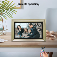 Iklan layar LCD besar, bingkai foto Digital TV layar LCD 18.5 "19" Loop Video 10 inci dengan Remote kontrol