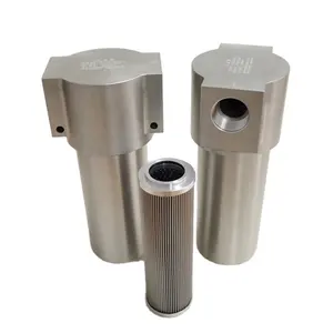 Bộ Lọc Dầu Dòng Áp Suất Thủy Lực 10 Micron YPM Series Với Van Bypass Và Chỉ Thị - Product Image 1