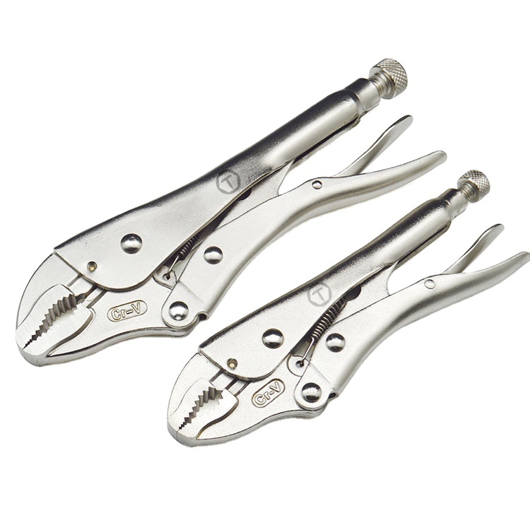 Alicate High Quality Original 5" 7" 10 Inch Stainless Steel Tool Vice Grip Automatic Curved Serrated Jaw Locking Pliers