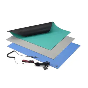 高质量抗静电垫厚度1.8毫米/2毫米/3毫米/5毫米橡胶防静电ESD桌垫