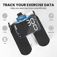 Mini stepper d'exercice avec écran LCD pour la remise en forme à domicile et au bureau, équipement de rééducation