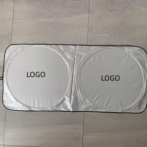 Pare-soleil double anneau personnalisé avec logo pour voiture, isolation thermique, pare-soleil pour pare-brise avant - Product Image 5