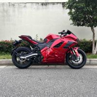 Nouvelle moto sportive électrique à grande vitesse 170 km/h, moteur refroidi par liquide 15 kW, batterie lithium 120 Ah, avec ABS et écran TFT