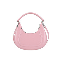 Sac sous le bras en forme de croissant unique et haut de gamme, style coréen, sac bandoulière polyvalent pour femmes, possibilité de personnalisation