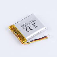 Batteries polymères Lipo ODM de taille personnalisée, pochette de batterie lithium-ion rechargeable 3,7 V 803035 802540 800 mAh pour jouets