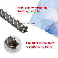 Outil de coupe de mousse enduit de Bit de Warrior 8/10/6mm CNC fraise en bout pour fraiseuse EPS Support OEM
