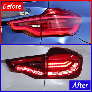 Montaje de luces traseras de coche para <span class=keywords><strong>BMW</strong></span> X3 G01 G08 25i 28I 30I 2018-2021 actualización LED Dynamic Dragon Scale accesorios de herramientas de luz trasera - Product Image 4