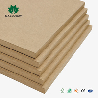 Panneaux HDF de haute qualité, panneaux MDF 15 mm 18 mm 4x8, HDF brut, panneaux de fibres à haute densité, panneaux durs pour meubles CNC