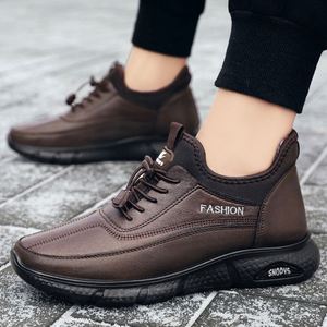 Botas de Invierno Nuevas de Algodón para Hombre, Botas de Nieve Casuales Cálidas con Forro de Terciopelo - Product Image 1