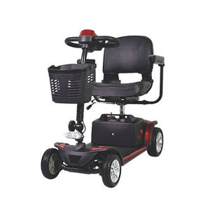 Trottinette électrique pliable à 4 roues, batterie compacte, pour personnes âgées - Product Image 4