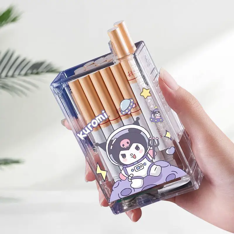 Hello Kitty Jade Dog Kulomi Clear Cigarette case usb lighter Cute portable high appearance level ins20 pack available