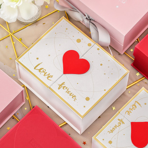 Emballage de boîte-cadeau d'anniversaire de la Saint-Valentin en gros de rouge à lèvres pour petite amie petit carton matériaux recyclés marque <span class=keywords><strong>Swarovski</strong></span> - Product Image 4
