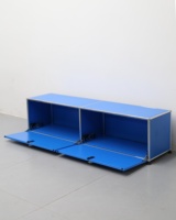 Modernes Luxuriöses Modulares Edelstahl-Aufbewahrungsregal mit Verstellbarer Höhe für Wohnzimmer und Wandmontage