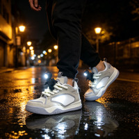 1 Paire de Lampes de Chaussures Portables, Lumières de Nuit pour Pantoufles, Éclairage Extérieur Étanche en Alliage d'Aluminium, Pantoufles Lumineuses LED