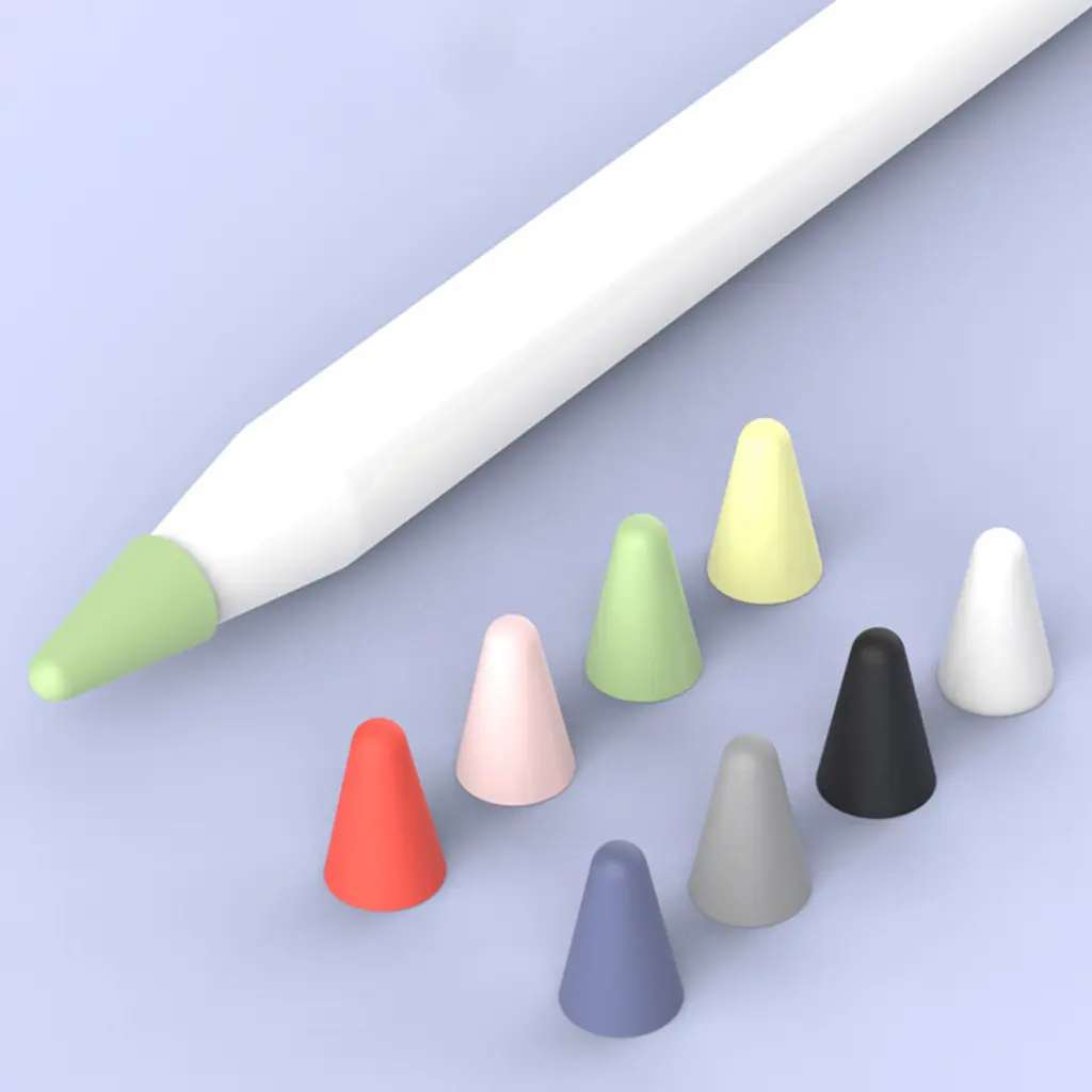 IPad kalem için silikon kol tutucu sapları vaka dokunmatik kalem ucu koruyucu kapak Apple kalem 1 2nd nesil