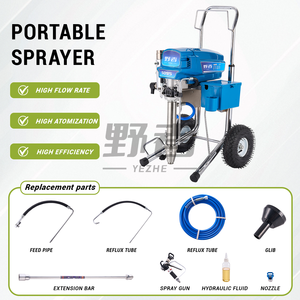 Machine de pulvérisation de peinture au Latex sans air à haute pression électrique bricolage professionnel pour l'utilisation et la décoration en usine d'<span class=keywords><strong>atelier</strong></span> - Product Image 3