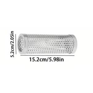 Grill 6 inci 340 baja tahan karat bulat pelet bumbu panggangan pipa pengasap - Product Image 1