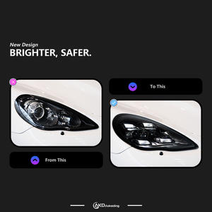 Haute qualité 10-13 pour phares Porsche Panamera Plug and Play 6V/12V lampes LED avec lumière rouge et blanche température de couleur 6000K - Product Image 2