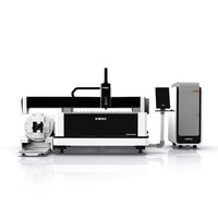 Machine de découpe laser à fibre CNC 3015, 3000W, double table, mandrin automatique, pour acier, métal, tube, tuyau, feuille, plaque plate