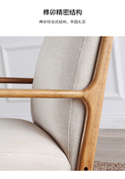 Fauteuil de salle à manger moderne en bois de style italien pour intérieur et extérieur, chaise de salon en bois, chaise longue de café