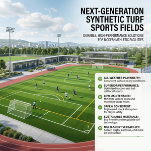 Gazon artificiel certifié <span class=keywords><strong>FIFA</strong></span> 30/40/50/60 mm, gazon artificiel approuvé pour le football et le soccer pour les terrains de sport - Product Image 1