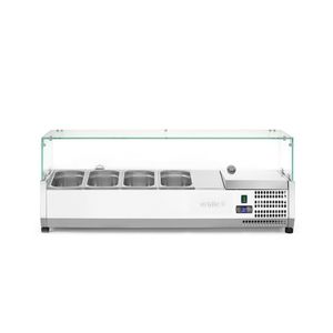 Arktic Commercial Kitchen Refrigeration Equipment Vetrina GN 1/3 4x 230V/180W 1208x400x456mm - Product Image 1