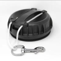 Boulon pivotant rond en acier inoxydable 316 de 80 mm avec clip porte-clés pour bateau, équipement de plongée