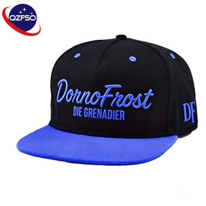 Casquettes Snapback QZFSO personnalisées avec logo brodé 3D, haute qualité, 5 panneaux, unisexe, acrylique, visière plate classique, style hip-hop, casquette de baseball - Product Image 1