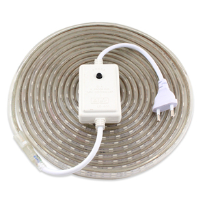 Bande lumineuse RGB <span class=keywords><strong>LED</strong></span> <span class=keywords><strong>pour</strong></span> noël et vacances, <span class=keywords><strong>ruban</strong></span> d'éclairage Flexible, étanche, 60 diodes/M, <span class=keywords><strong>pour</strong></span> extérieur, 5050 V, ac 220, RGB 5/1/2/3/4/5 M - Product Image 1
